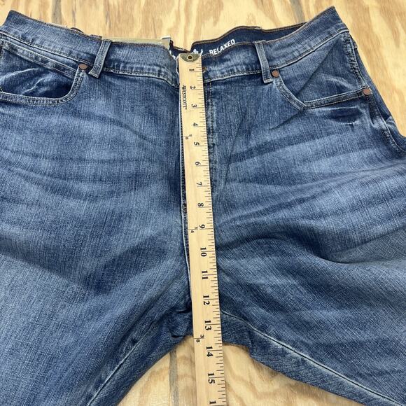 Wrangler Retro Relaxed Boot Cut Jeans Men's 38x30 Blue 5 Pocket Stretch Denim - Picture 11 of 13